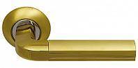 Дверная ручка Archie Sillur мод. 96 S.GOLD/P.GOLD (матовое золото/золото)