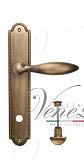 Дверная ручка Venezia на планке PL98 мод. Maggiore (мат. бронза) сантехническая