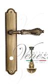 Дверная ручка Venezia на планке PL98 мод. Monte Cristo (мат. бронза) сантехническая, п