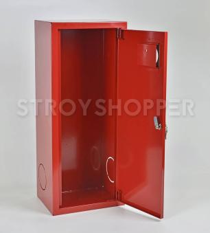 Шкаф для огнетушителя ШПО-102НЗК навесной закрытый красный