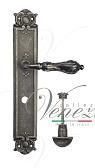 Дверная ручка Venezia на планке PL97 мод. Monte Cristo (ант. серебро) сантехническая