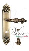Дверная ручка Venezia на планке PL96 мод. Lucrecia (мат. бронза) сантехническая, повор