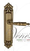 Дверная ручка Venezia на планке PL96 мод. Anneta (мат. бронза) проходная